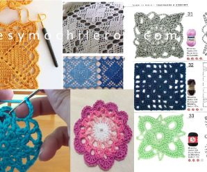 Como hacer Hermosos cuadritos a crochet + Patrones paso a paso