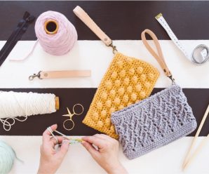Como hacer un Hermoso Estuche a Crochet Paso a Paso