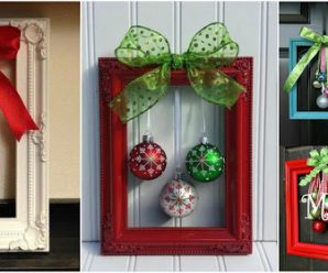 8 Adornos navideños con marcos para decorar en esta navidad