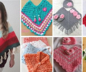 Te enseñamos a Tejer estos bellos Ponchos a Crochet