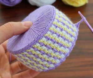Mini Bolso de Regalo a Crochet Muy Hermoso tejido